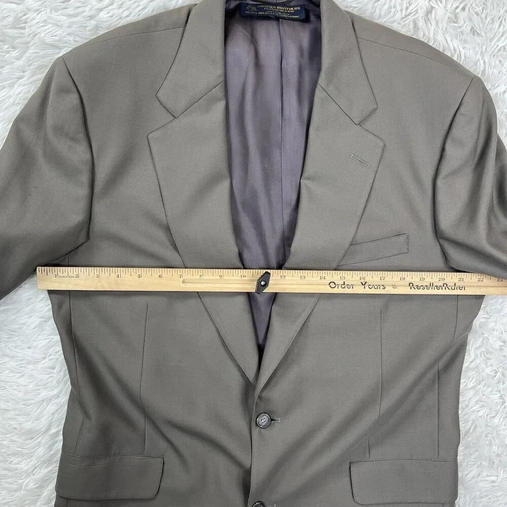 Vintage‎ Brooks Brothers Blazer Pants Suit Made in USA Size 43 Long/34x29 Set